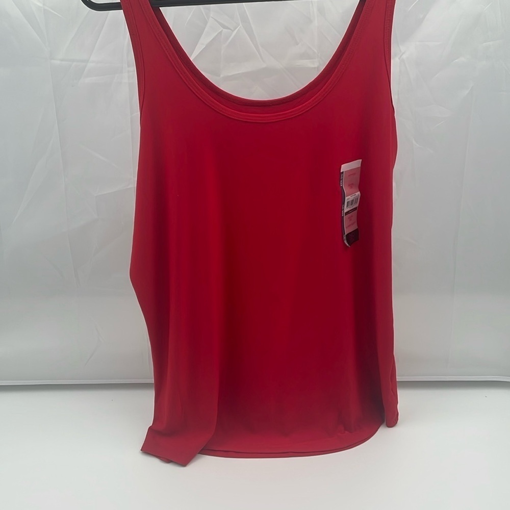 No Boundaries Women’s Red Fitted Scoop Tank New With Tags Size XXXL